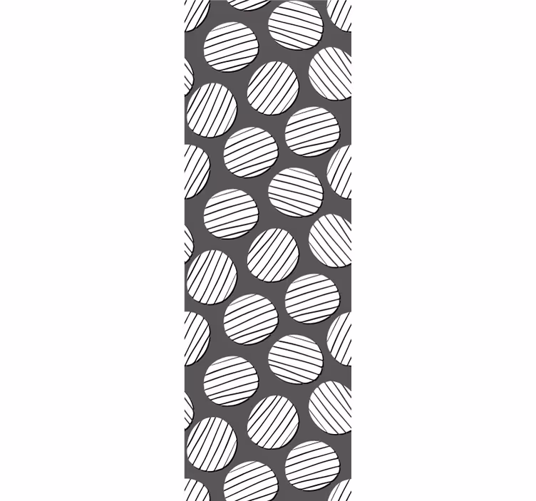 Wallpaper geometric circular pattern - TenStickers