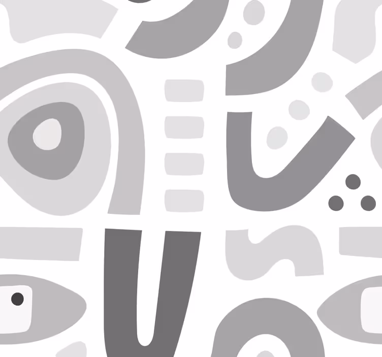 Wallpaper geometric abstract shapes - TenStickers
