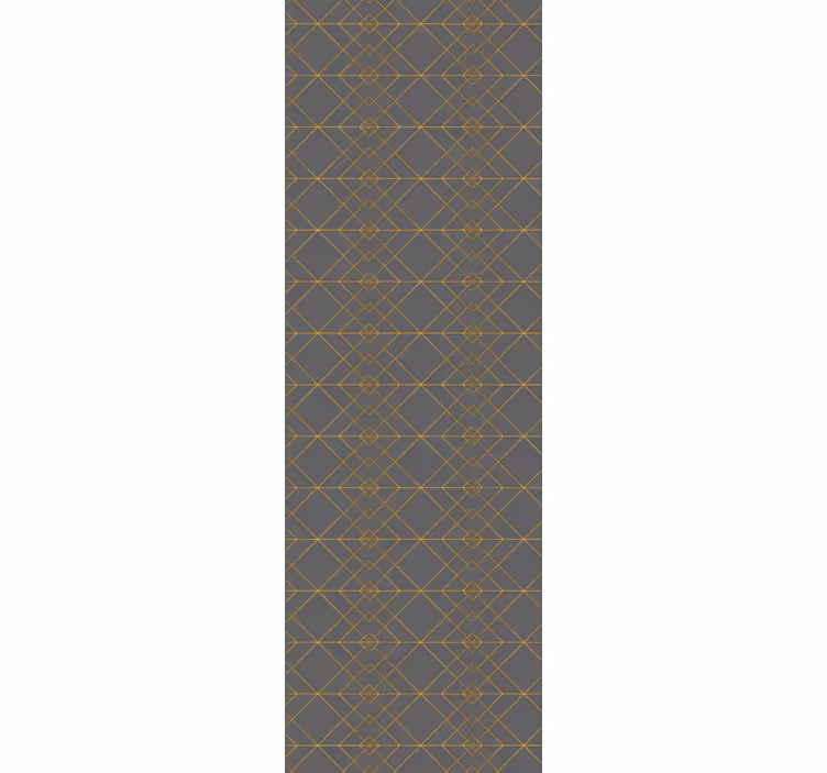 Wallpaper geometric geometric grid pattern - TenStickers