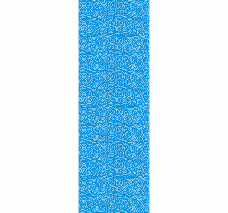 Wallpaper geometric spiral pattern - TenStickers
