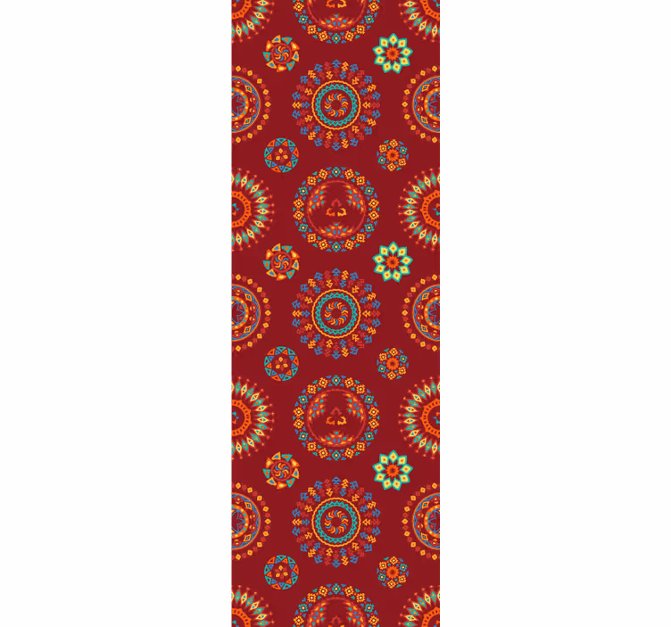 Ornate Mandala Pattern wallpaper flowery - TenStickers