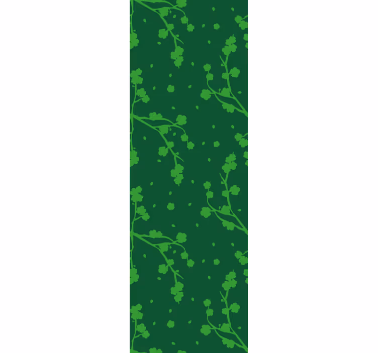 Botanical Greenery leaves wallpaper - TenStickers