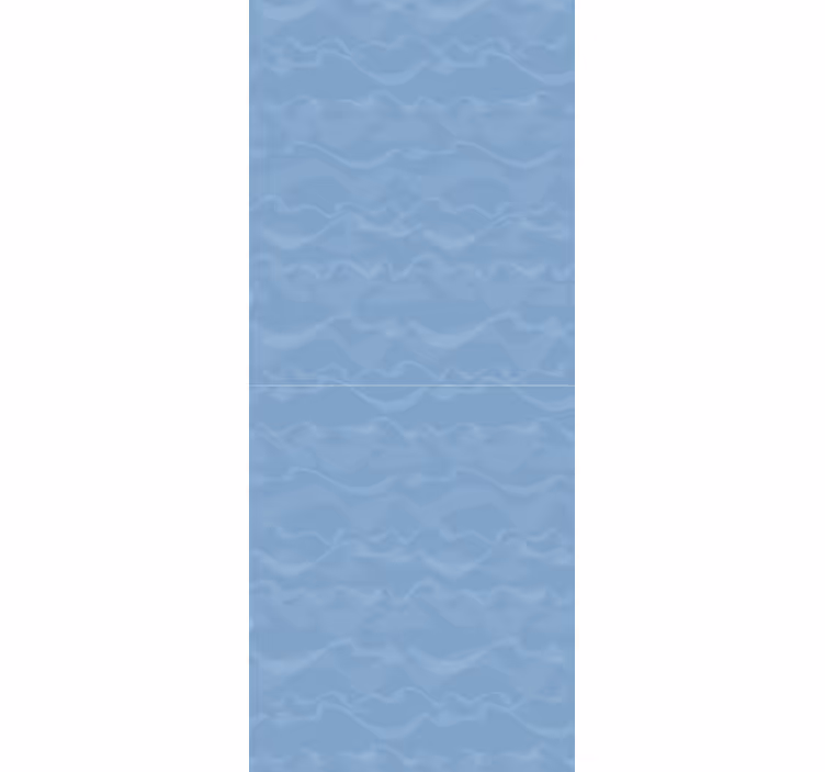 Abstract Waves a blue wallpaper - TenStickers