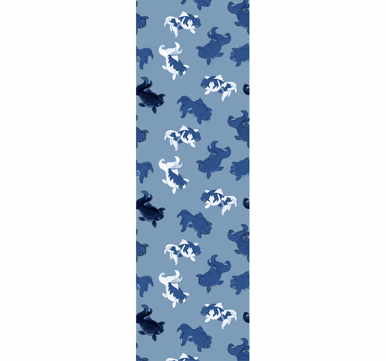 Whimsical Canines wallpaper of a dog - TenStickers