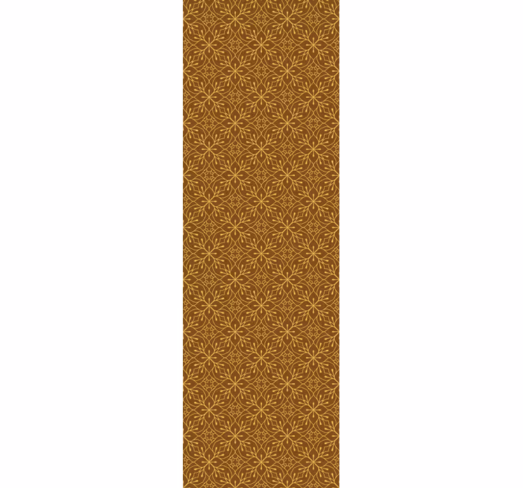 Geometric Floral tiles wallpaper - TenStickers
