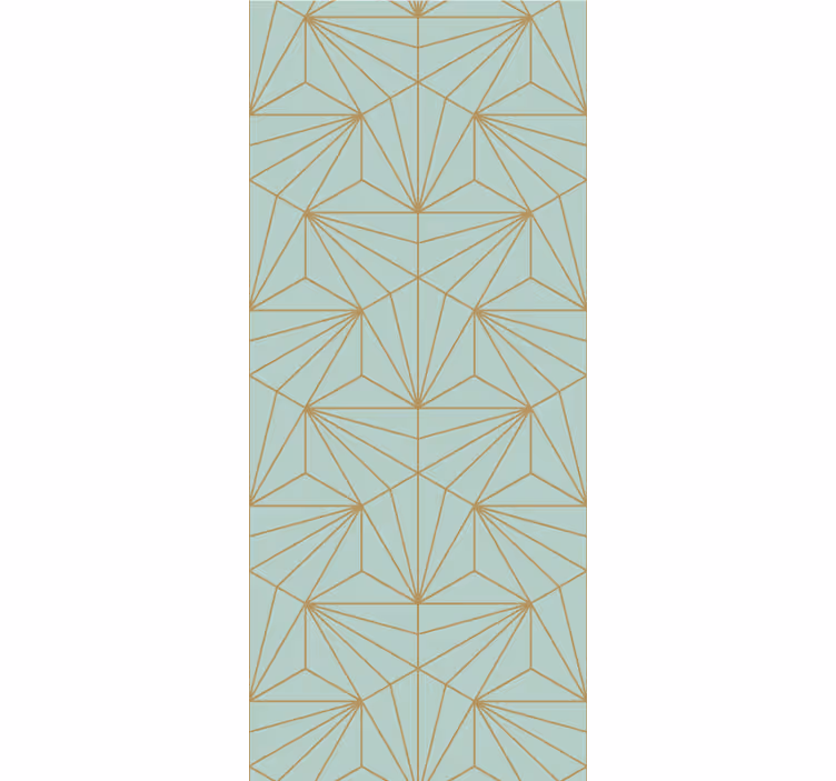 Geometric Linear Artwork wallpaper geometric - TenStickers