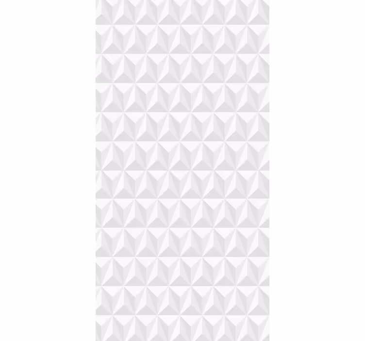 Geometric Wall wallpaper of white - TenStickers