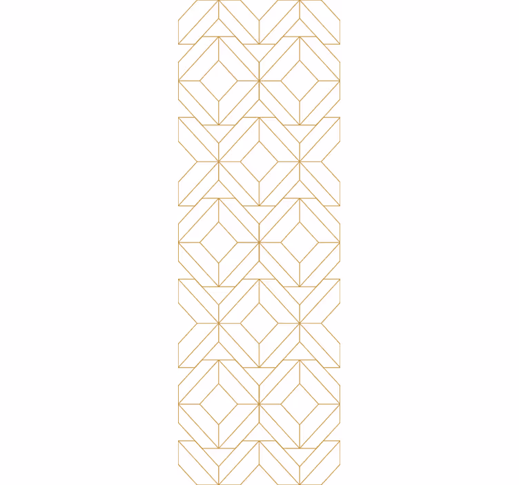 Wallpaper geometric cube design - TenStickers