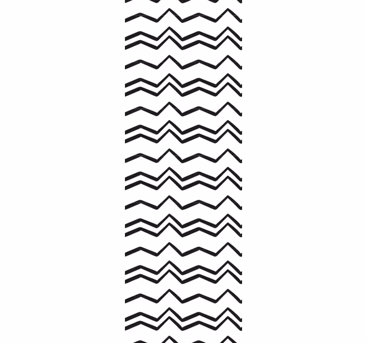 Angular Zigzag wallpaper geometric - TenStickers