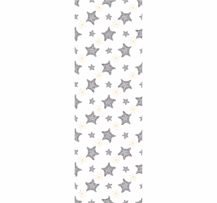 Starry Motif stars wallpaper - TenStickers