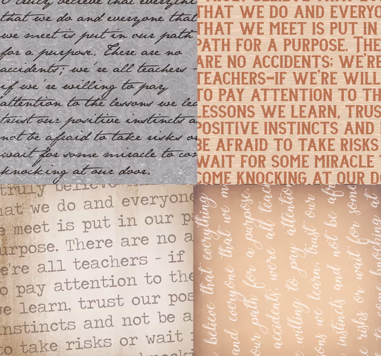 Marla Gibbs Quote Wood Wallpaper - TenStickers