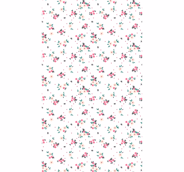 Floral Bouquet Display flowers wallpaper - TenStickers