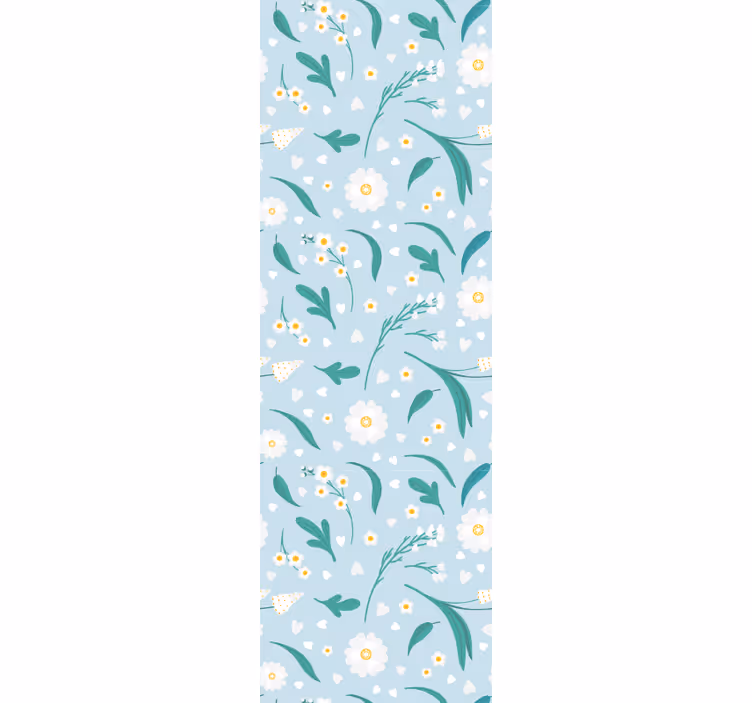 Floral Garden Display wallpaper flowery - TenStickers