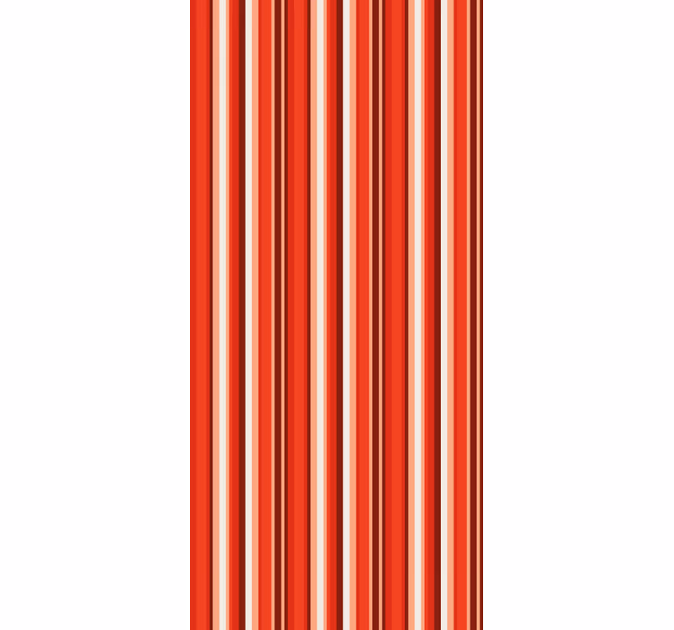 Striped Bedroom Highlight vertical striped wallpaper - TenStickers