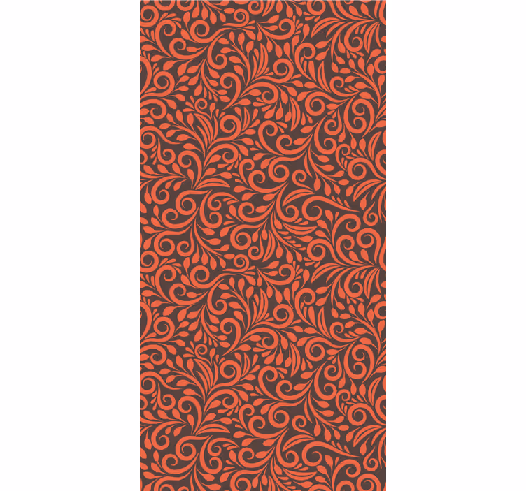 Ornate Swirls wallpaper flowery - TenStickers
