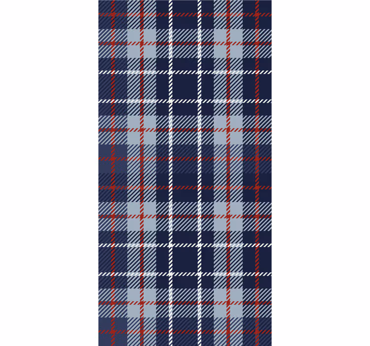 Tartan Plaid tiles wallpaper - TenStickers