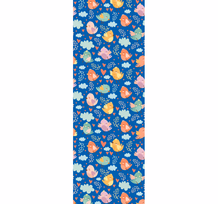 Colorful Friends birds wallpaper - TenStickers
