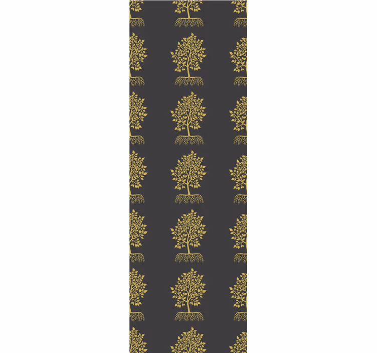 Arboreal Motif tree wallpaper - TenStickers