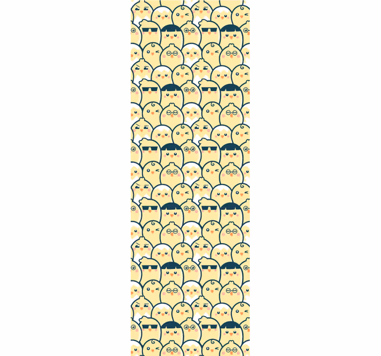 Adorable Owls Motif cute animal wallpaper - TenStickers
