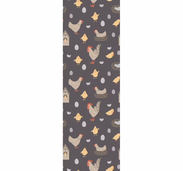 Farmyard Motif cute animal wallpaper - TenStickers