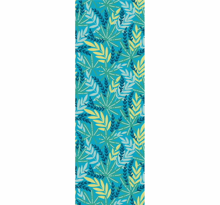 Green tropical pattern nature wallpaper - TenStickers