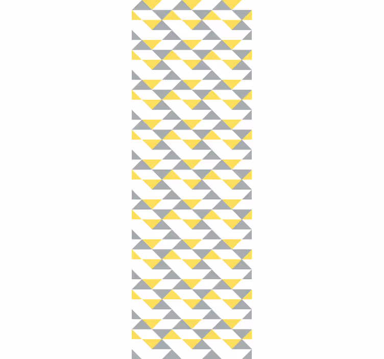 Angular Triangle wallpaper geometric - TenStickers