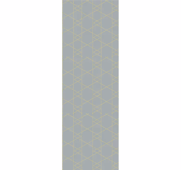 Wallpaper geometric geometric lattice pattern - TenStickers