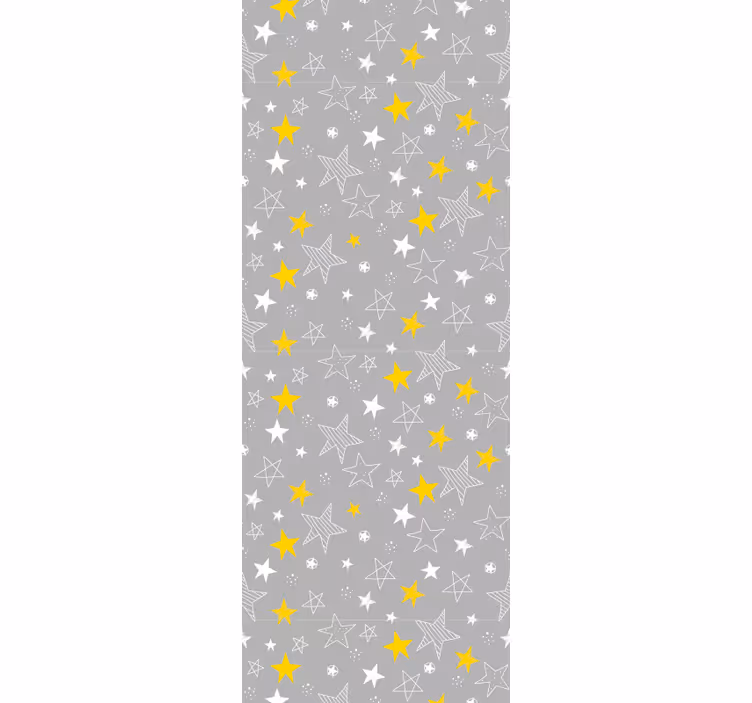 Starry Playfulness stars wallpaper - TenStickers