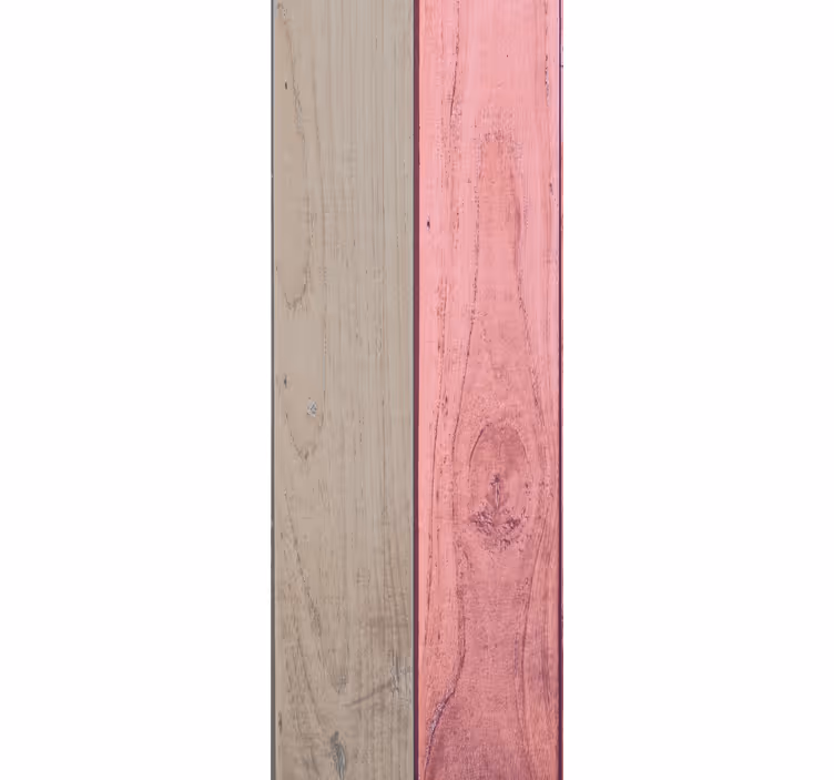 Textured Timber Panels wood feature wallpaper - TenStickers