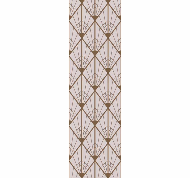 Wallpaper geometric fan design - TenStickers