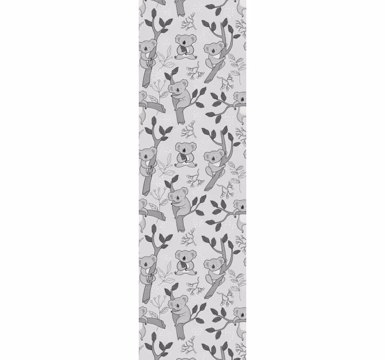 Koala Patterns cute animal wallpaper - TenStickers