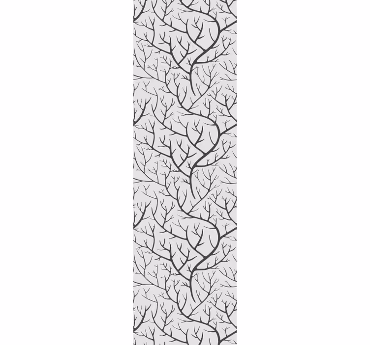 Bare Branches Pattern tree wallpaper - TenStickers