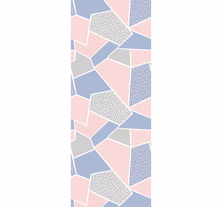 Wallpaper geometric collage design - TenStickers