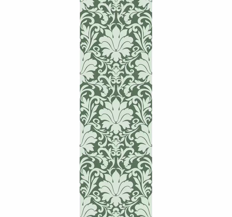 Elegant Foliage Motif wallpaper flowery - TenStickers