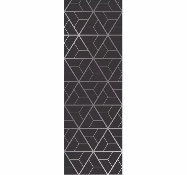 Angular Cubism wallpaper geometric - TenStickers