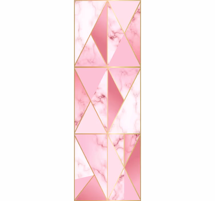 Wallpaper geometric marble design - TenStickers