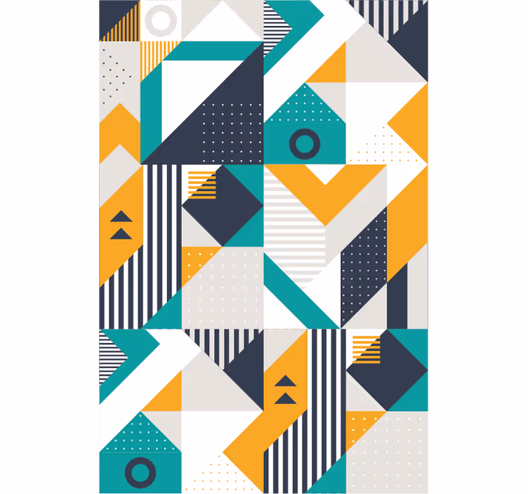 Wallpaper geometric geometric set - TenStickers