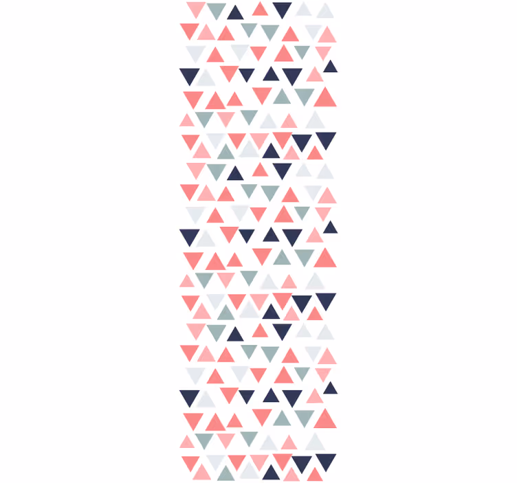Wallpaper geometric triangle pattern - TenStickers