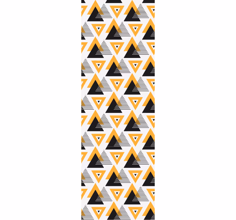 Wallpaper geometric triangle fusion - TenStickers