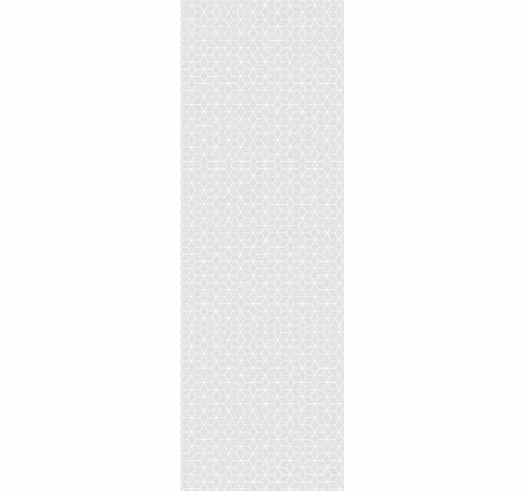 Wallpaper geometric latticework design - TenStickers