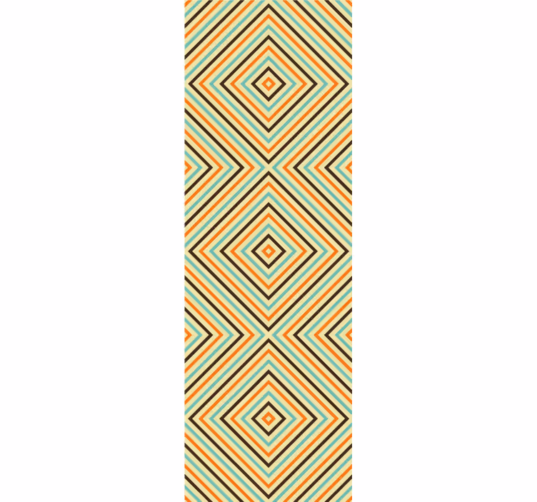 Angular Rhombus wallpaper geometric - TenStickers