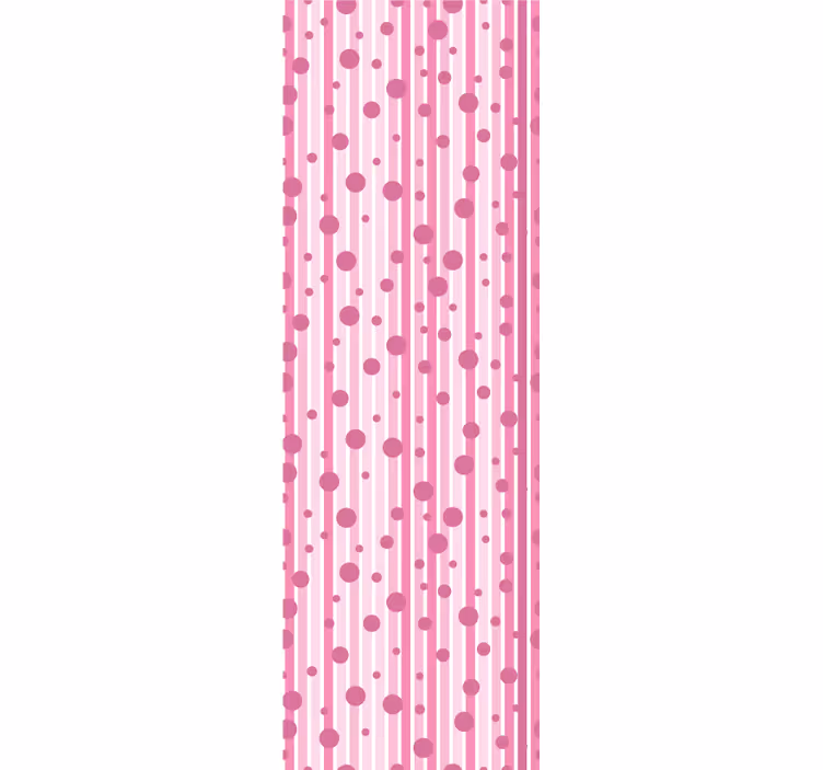 Striped Dot Pattern wallpaper dots - TenStickers