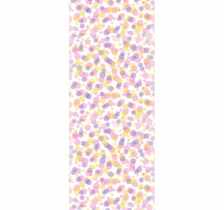 Multicolor Polka wallpaper dots - TenStickers