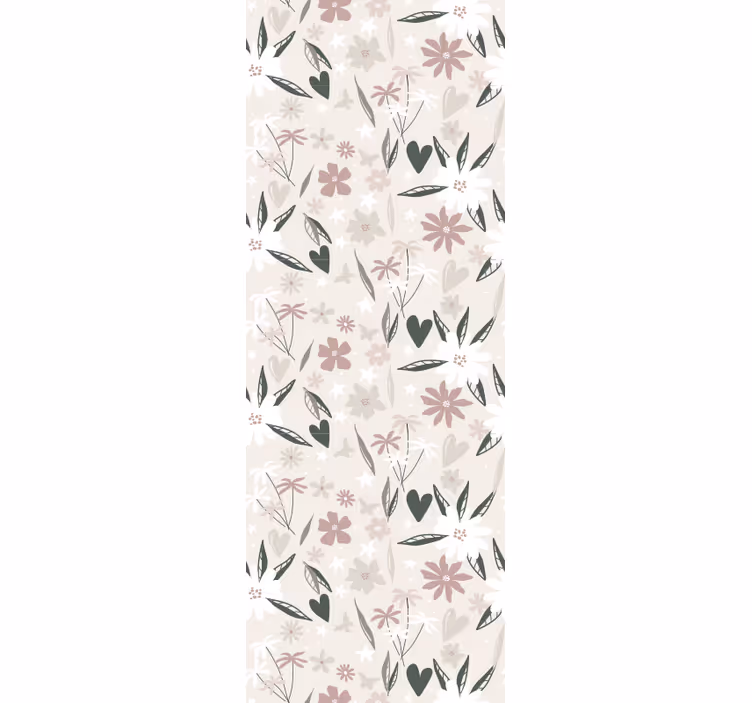 Floral Botanic flowers wallpaper - TenStickers