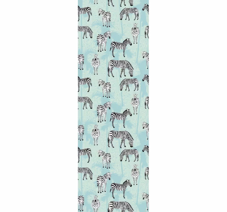 Wallpaper zebra zebra patterns - TenStickers