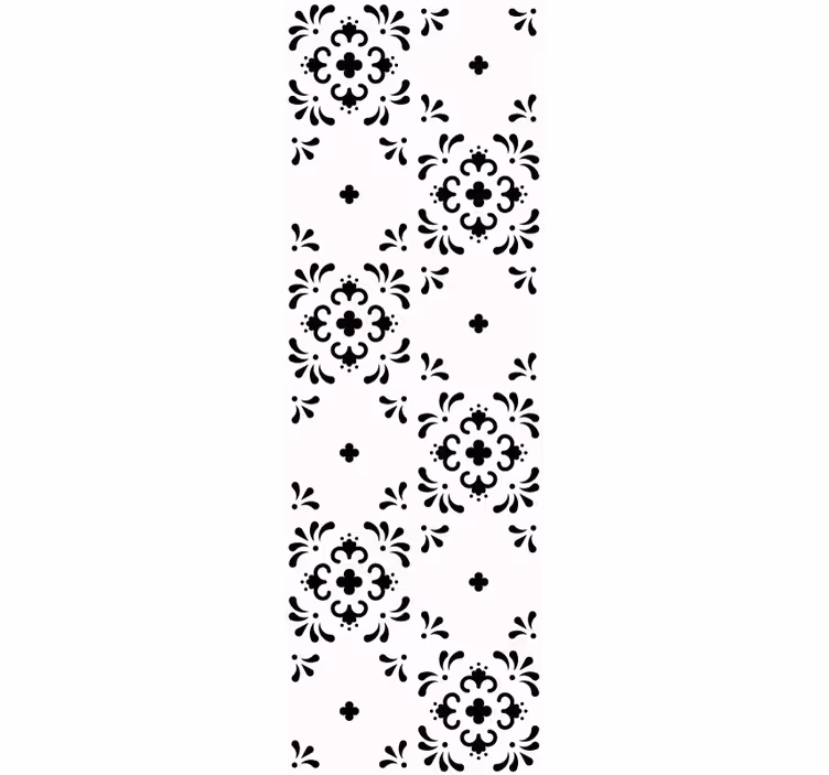 Floral Ornament wallpaper flowery - TenStickers