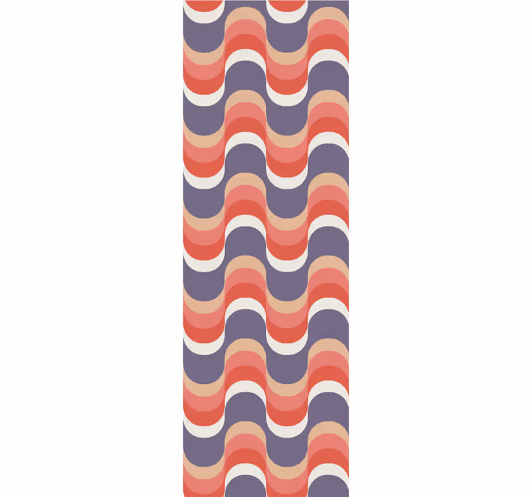 Rhythmic Wave Pattern wallpaper dots - TenStickers