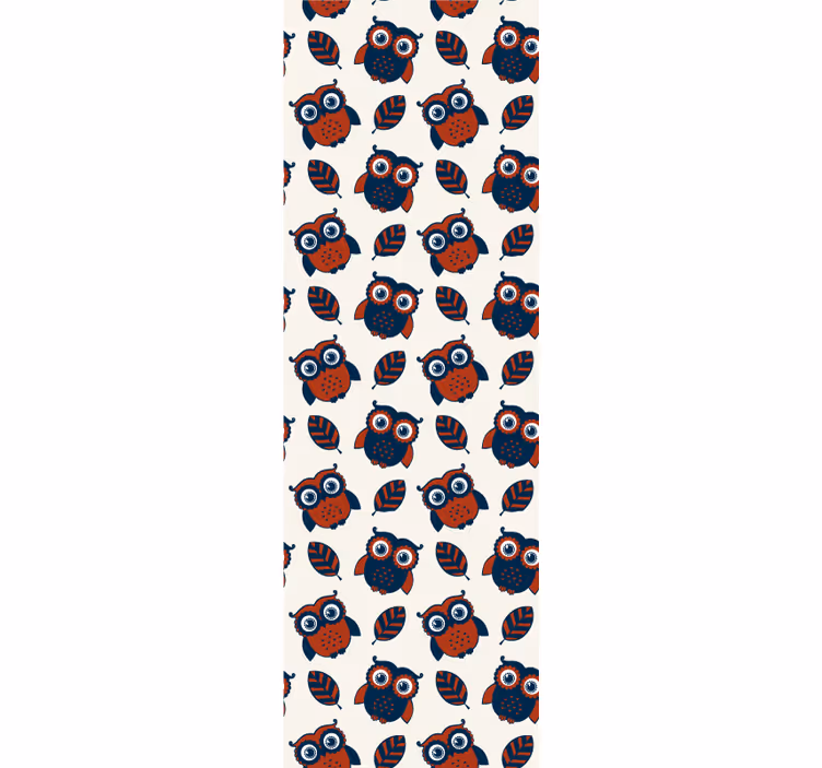Owl Pattern Design cute animal wallpaper - TenStickers