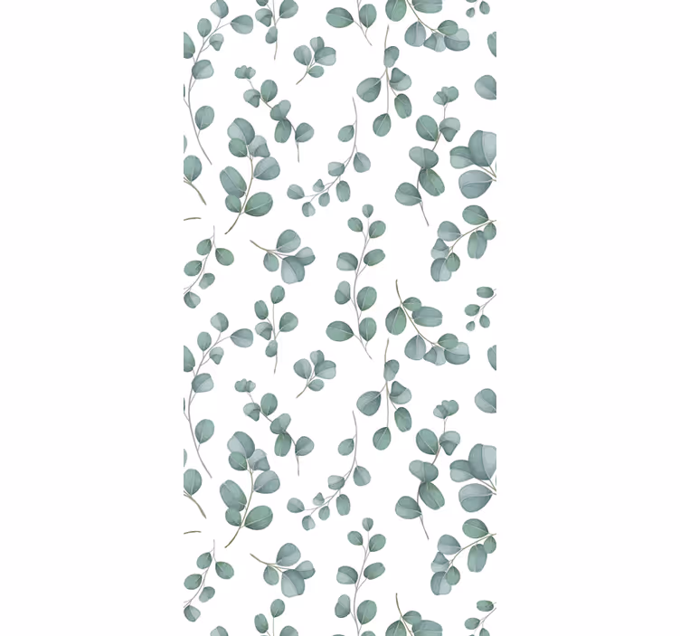 Eucalyptus vine elegance leaves wallpaper - TenStickers