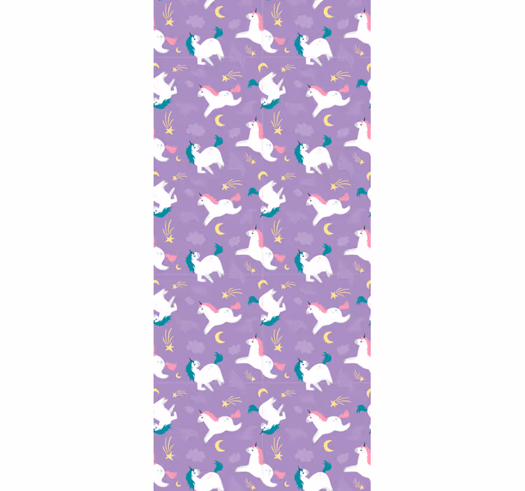 Mythical Creatures Pattern cute animal wallpaper - TenStickers